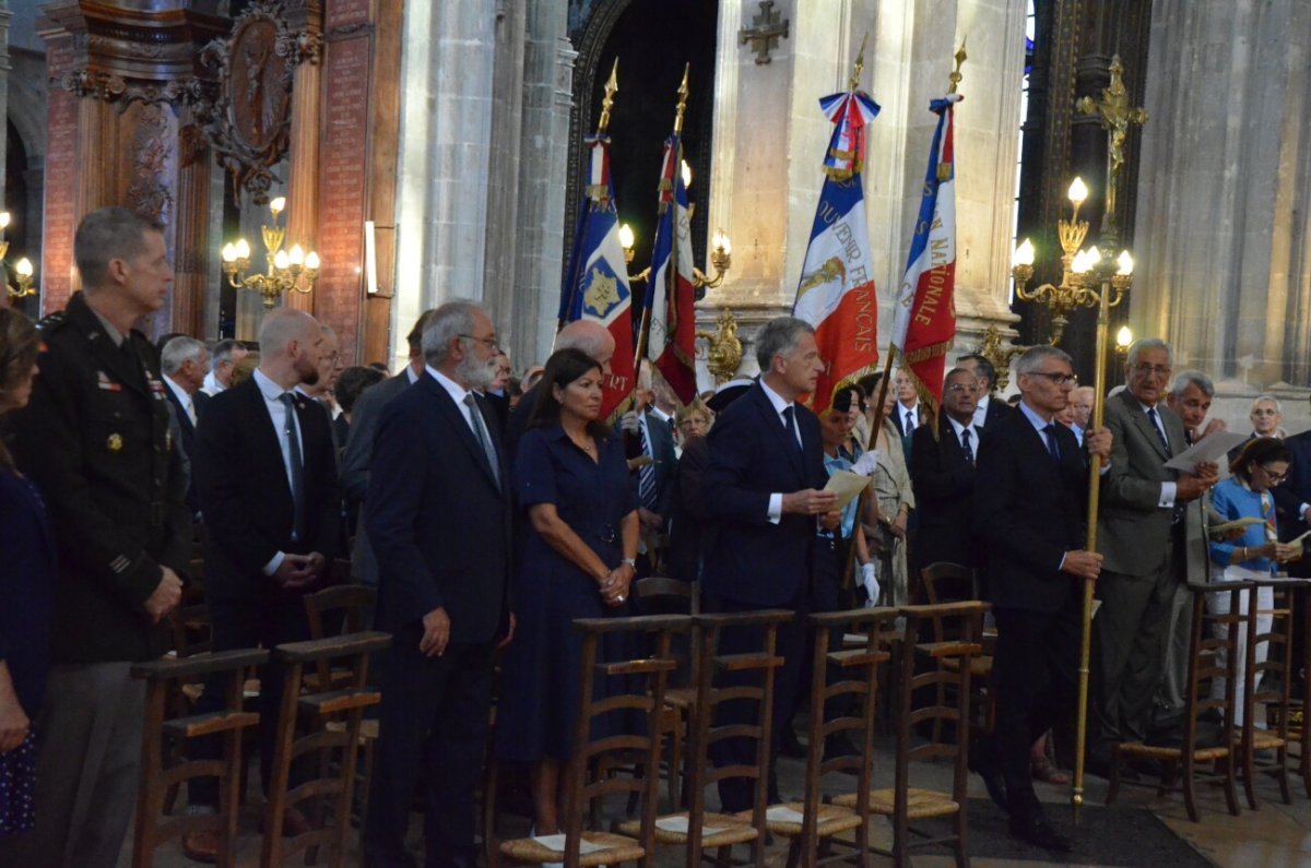 Messe pour l'anniversaire de la Libération de Paris 2019. © Michel Pourny / Diocèse de Paris.