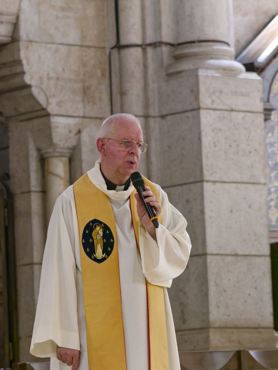 Veillée de l'espérance au Sacré-Cœur de Montmartre. © Yannick Boschat / Diocèse de Paris.