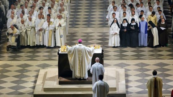 Messe chrismale 2017 à Notre-Dame de Paris