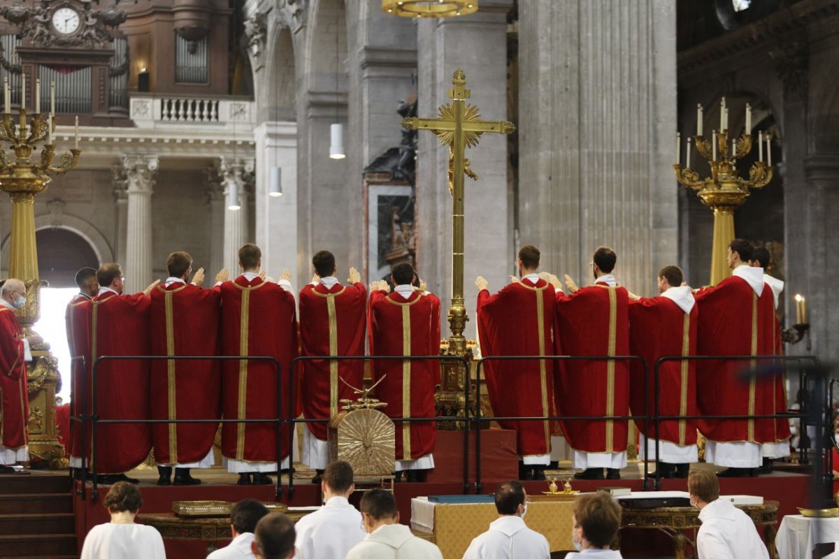 Ordinations sacerdotales 2021 à Saint-Sulpice. © Yannick Boschat / Diocèse de Paris.