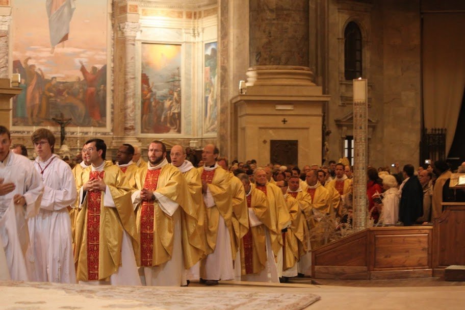 Messe présidée par Mgr Eric de Moulins-Beaufort, évêque auxiliaire de Paris. Tous droits réservés 