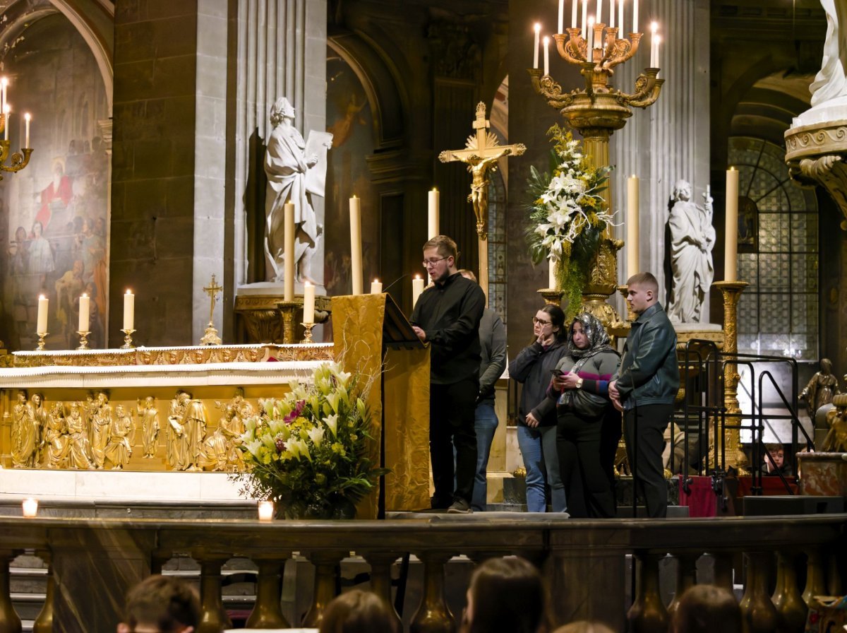 Prière du soir à Saint-Sulpice. © Yannick Boschat / Diocèse de Paris.
