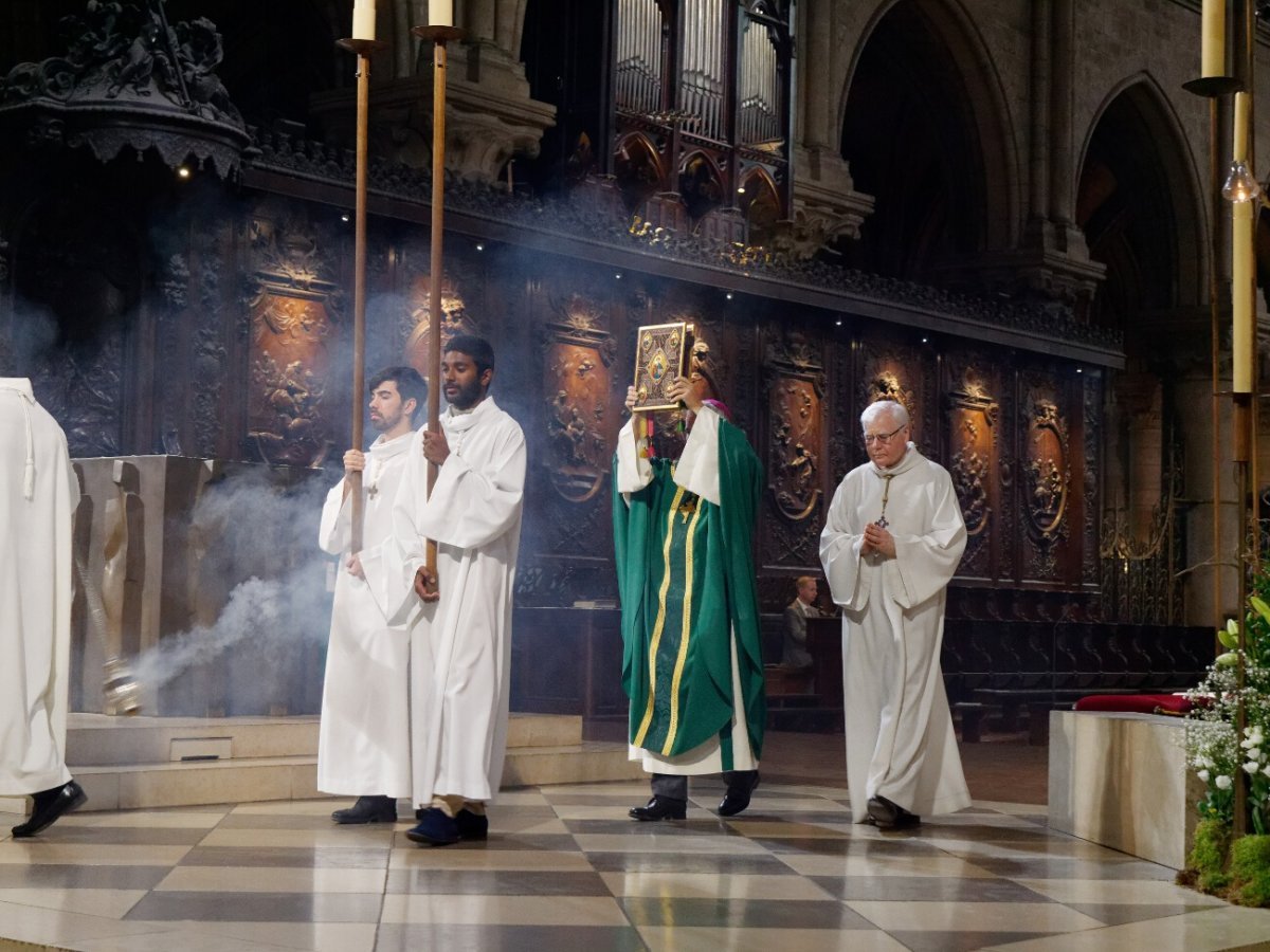 Liturgie de la Parole. © Yannick Boschat / Diocèse de Paris.