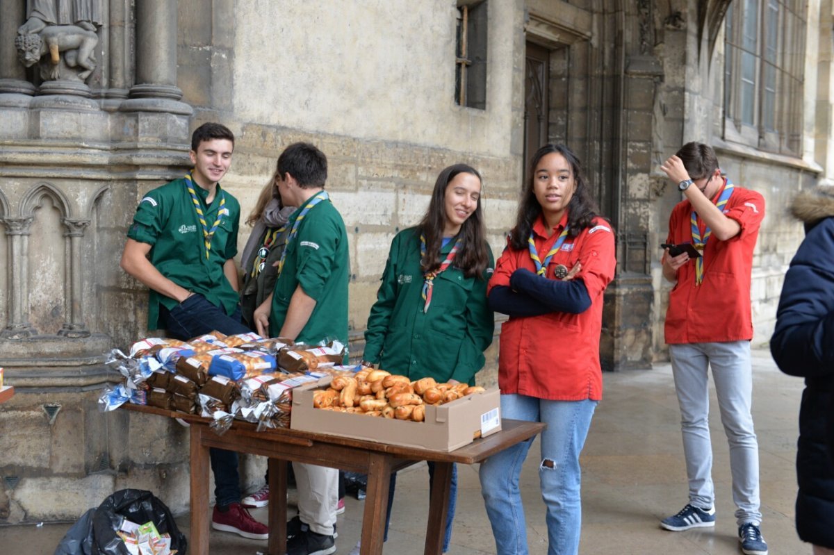 Rassemblement des jeunes confirmés en 2018. © Marie-Christine Bertin / Diocèse de Paris.