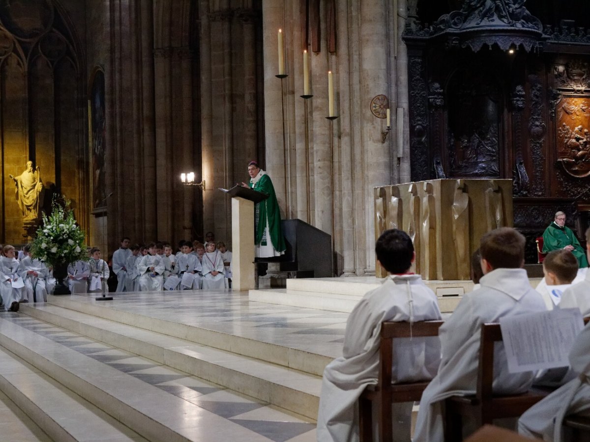 Mgr Michel Aupetit, archevêque de Paris. © Yannick Boschat / Diocèse de Paris.