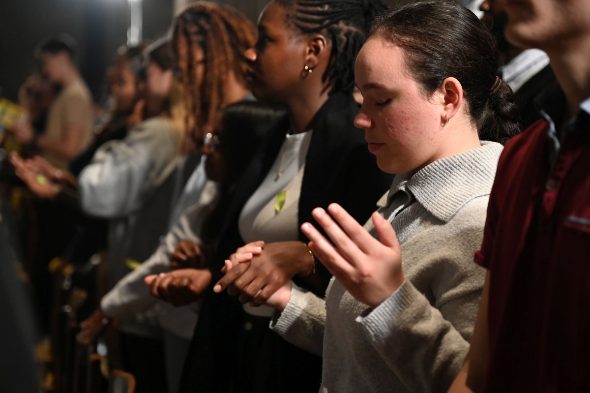 Messe des étudiants d'Île-de-France 2024. © Marie-Christine Bertin / Diocèse de Paris.