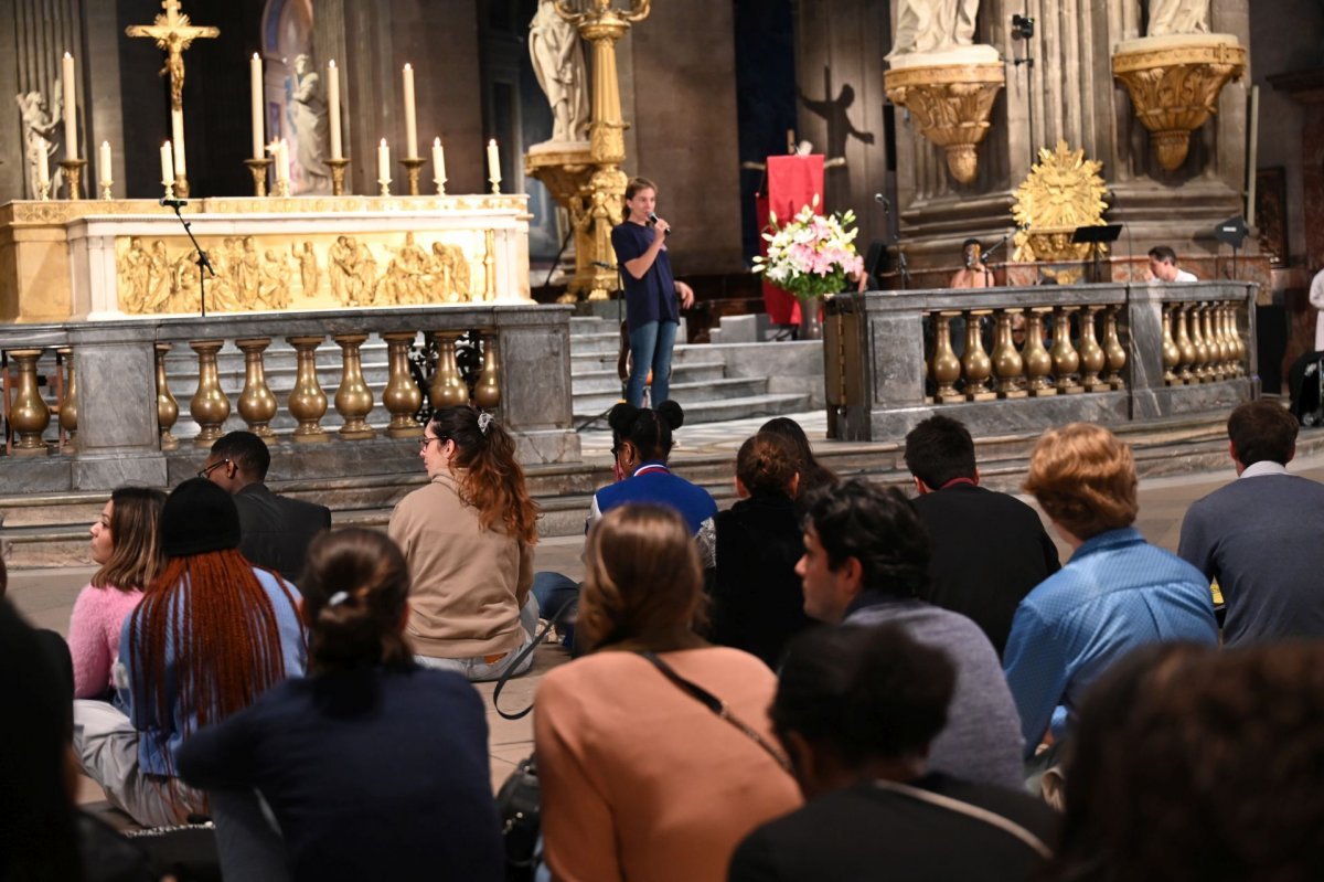 Messe des étudiants d'Île-de-France 2023. © Marie-Christine Bertin / Diocèse de Paris.