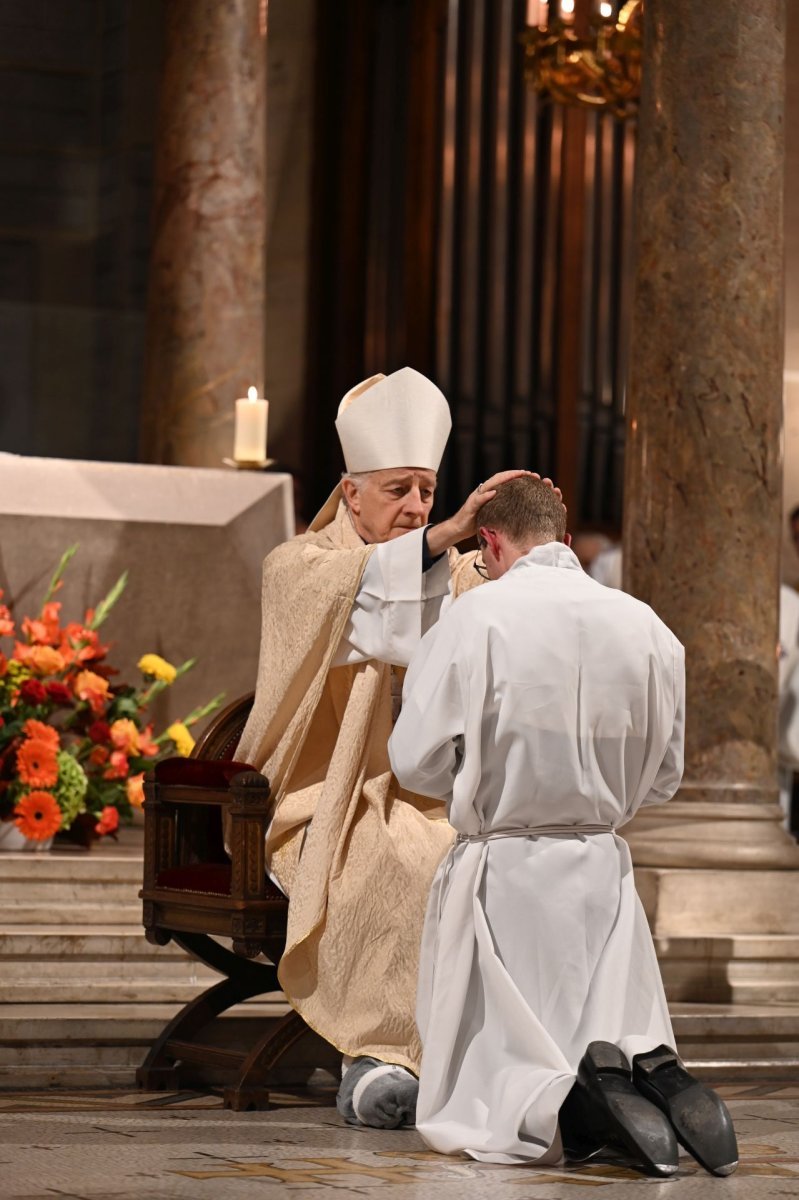 Ordinations diaconales en vue du sacerdoce 2024 du 29 septembre 2024. © Marie-Christine Bertin / Diocèse de Paris.