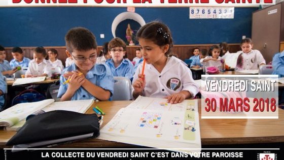 Vendredi saint : quête pour les Lieux saints