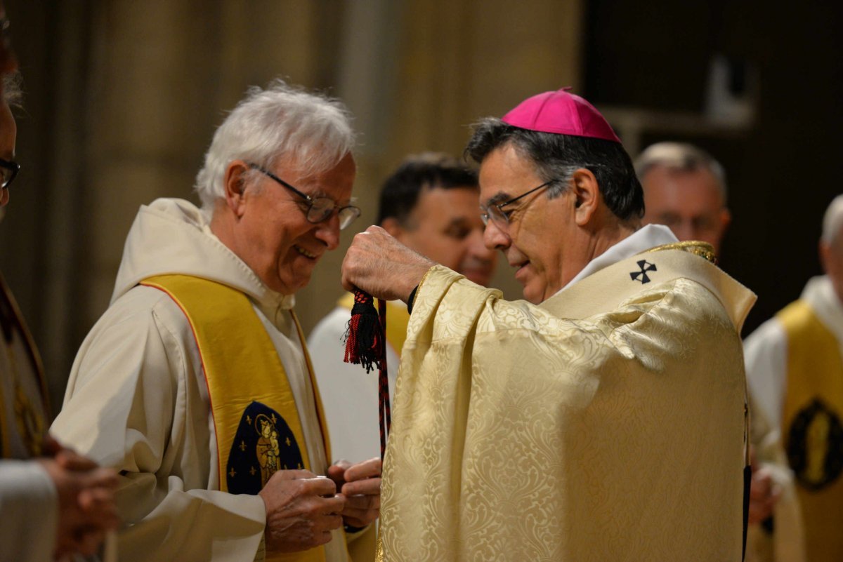 Messe de la fête du Chapitre et du Séminaire. © Marie-Christine Bertin / Diocèse de Paris.