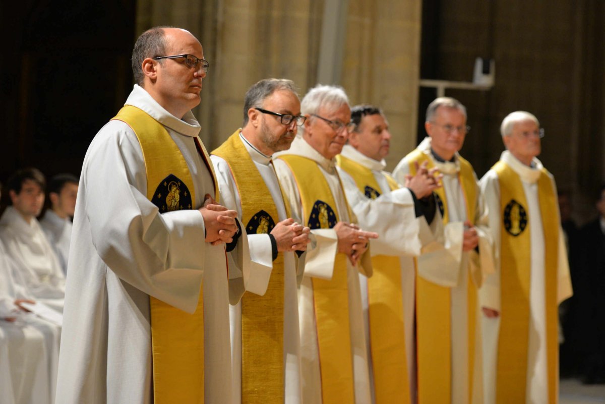 Messe de la fête du Chapitre et du Séminaire. © Marie-Christine Bertin / Diocèse de Paris.