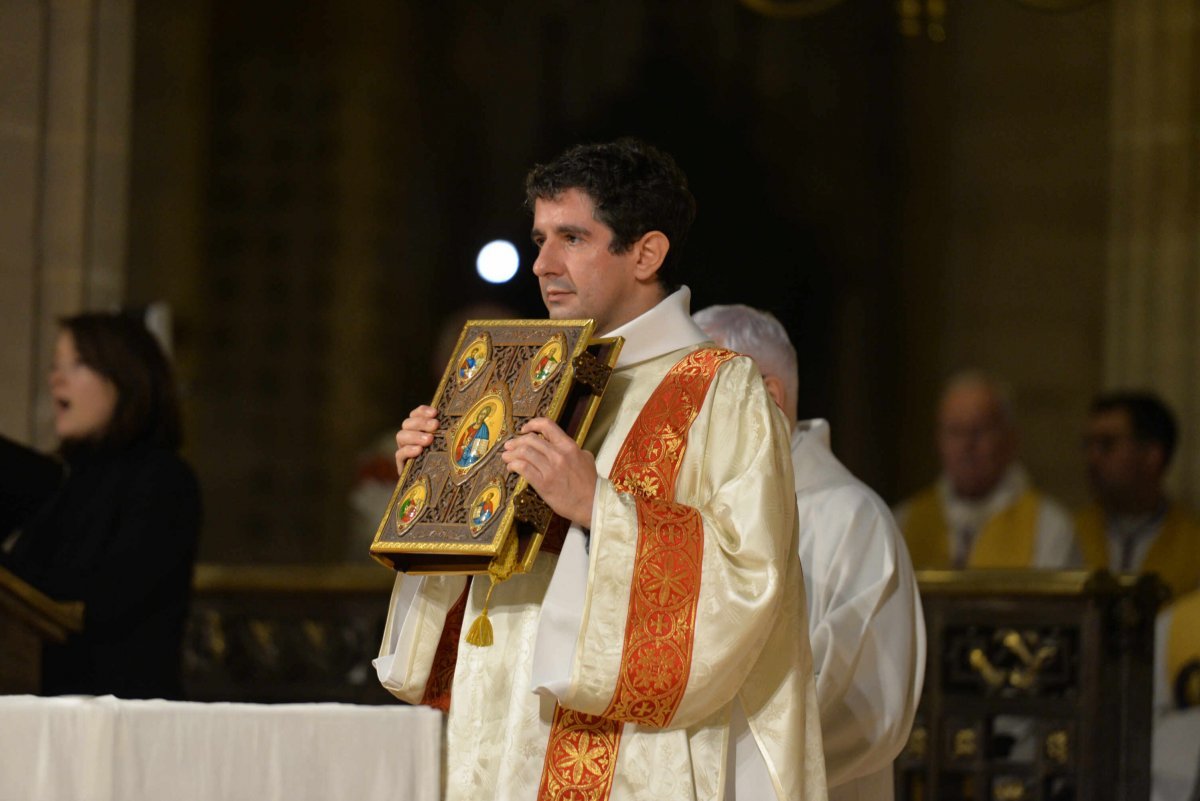 Messe de la fête du Chapitre et du Séminaire. © Marie-Christine Bertin / Diocèse de Paris.