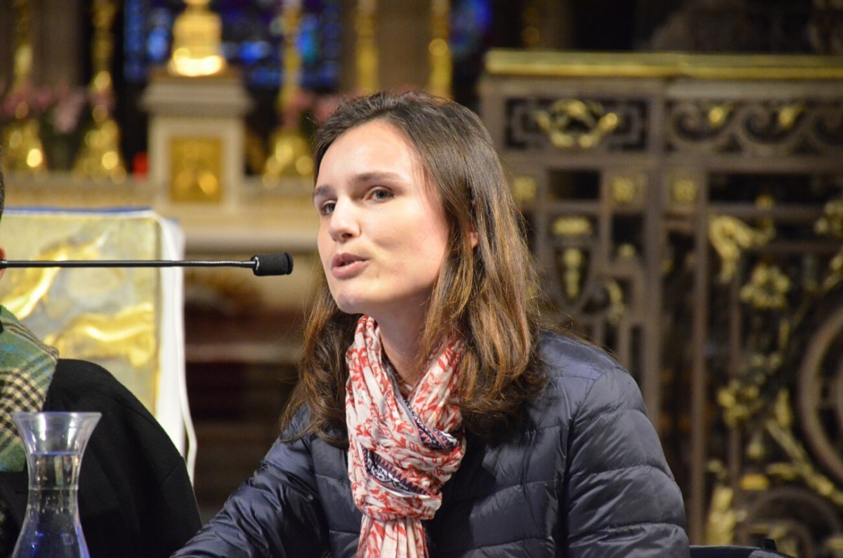 Table-ronde sur l'écologie intégrale à Saint-Germain l'Auxerrois. © Michel Pourny / Diocèse de Paris.