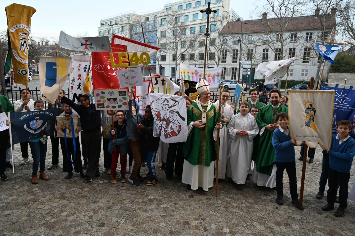 Rassemblement des Sixième 2025. © MC Bertin / Diocèse de Paris.