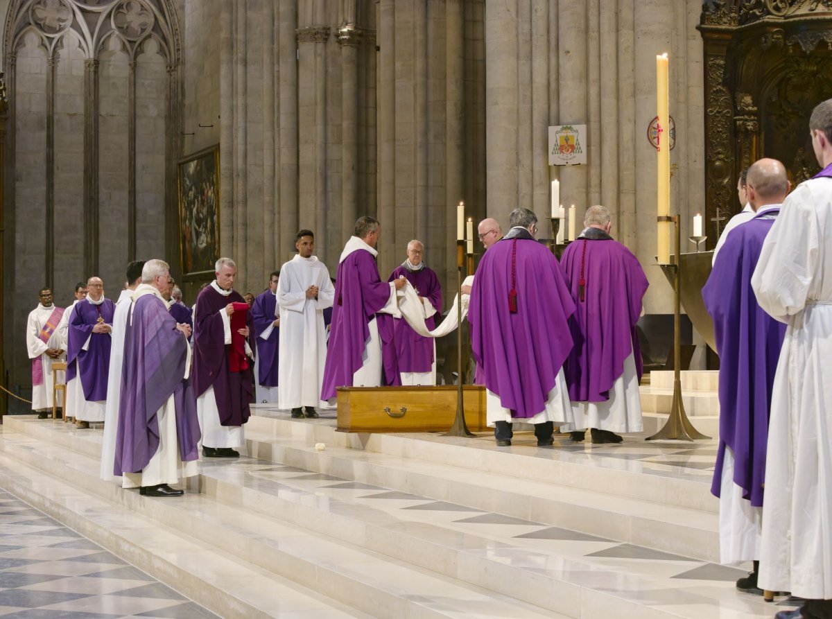 Obsèques du Cardinal André Vingt-Trois. © Yannick Boschat / Diocèse de Paris.