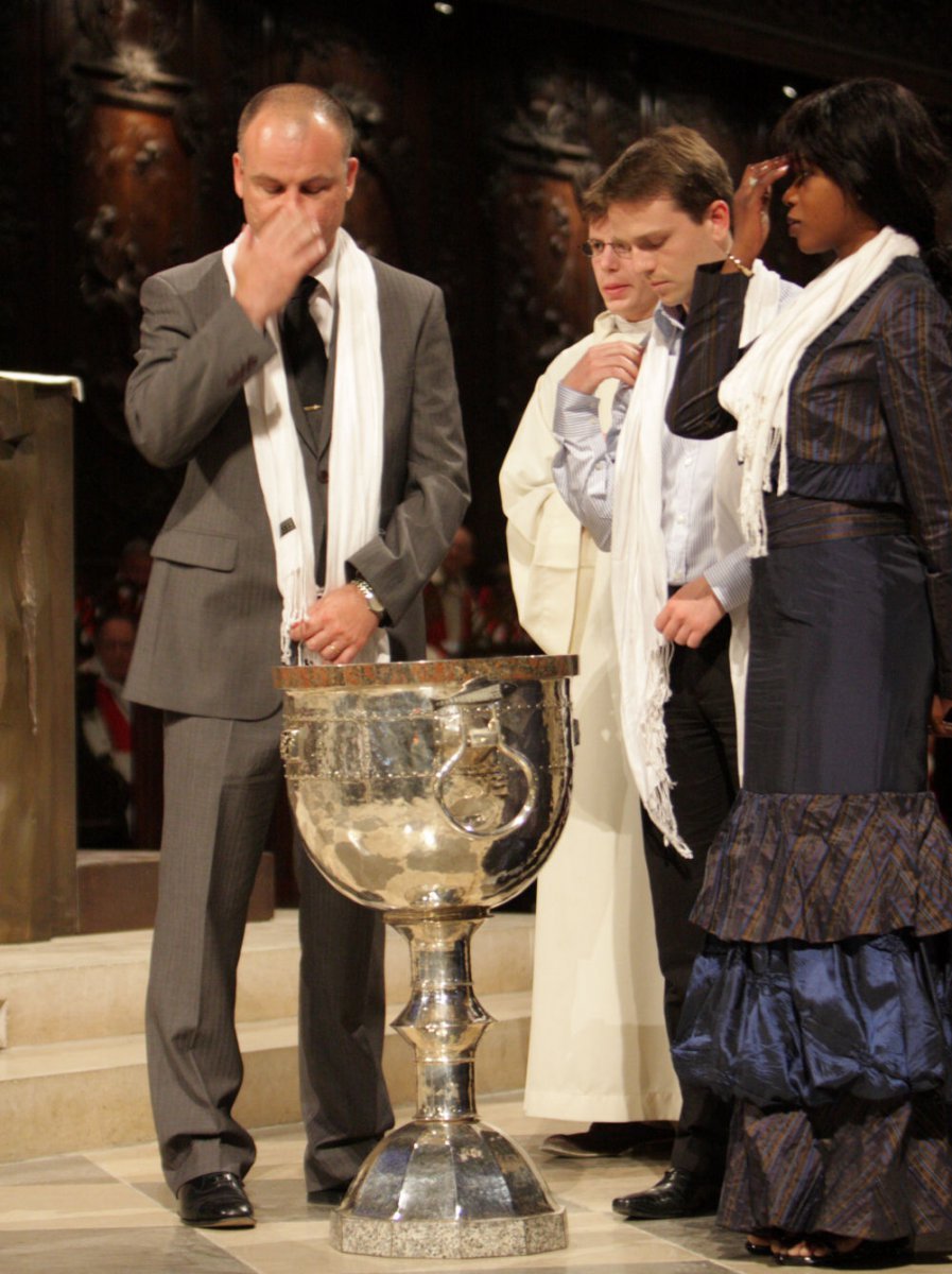 Mai 2009 : 690 adultes confirmés à Paris en 2008-2009. Dont 285 confirmés à la Cathédrale Notre-Dame de Paris au cours de la Vigile de Pentecôte 