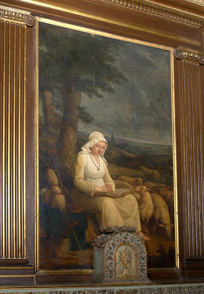 Sainte Geneviève priant (1785) par Étienne Jeaurat à Saint-Nicolas des (…). © C. D. A. S..