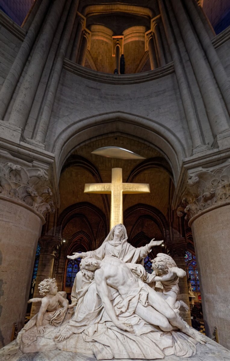 La pietà de Notre-Dame de Paris. © Yannick Boschat / Diocèse de Paris.