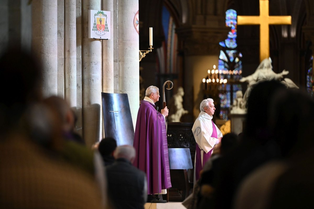 Appel décisif et inscription du nom des catéchumènes 2026 - Célébration de (…). © Marie-Christine Bertin / Diocèse de Paris.