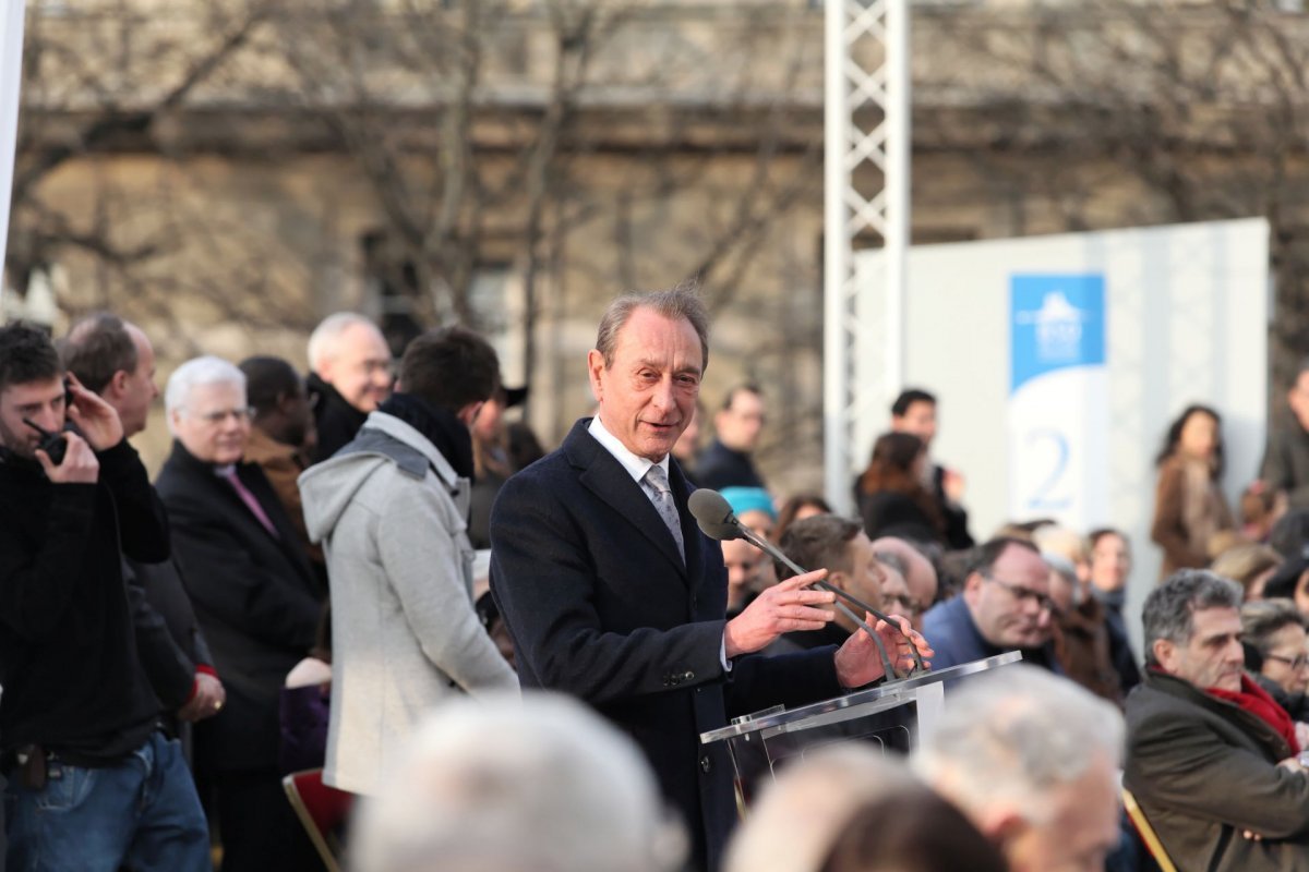 Premières sonneries des nouvelles cloches de Notre-Dame de Paris. © Yannick Boschat / Diocèse de Paris.