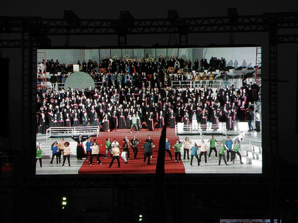 Veillée de prière avec le Pape François. © © Marie-Christine Bertin / Diocèse de Paris.