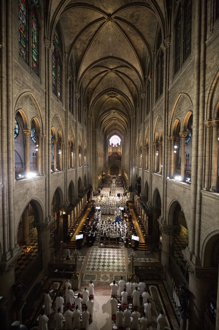 Liturgie de la parole. © Yannick Boschat / Diocèse de Paris.