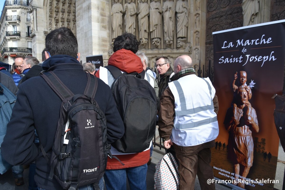 “Marche de Saint-Joseph”, pèlerinage des pères de famille à Paris 2019. 