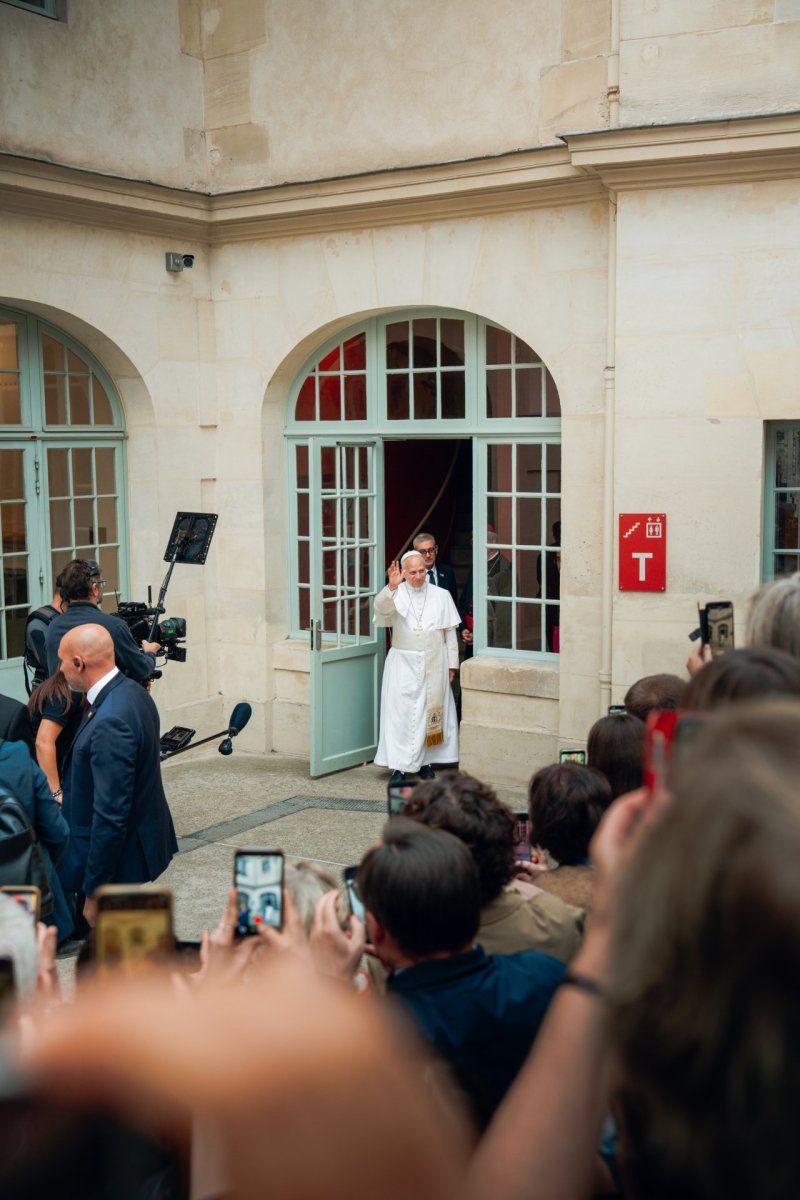 Rencontre du pape Léon XIV avec les membres de l'Assemblée synodale (…). © Dylan Guidez / Diocèse de Paris.