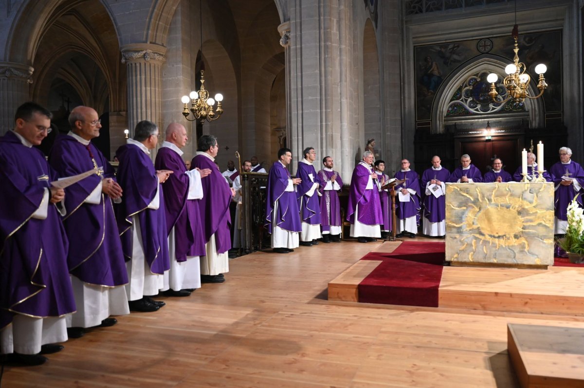 Inauguration d'un nouveau projet pour Saint-Germain l'Auxerrois. © Marie-Christine Bertin / Diocèse de Paris.