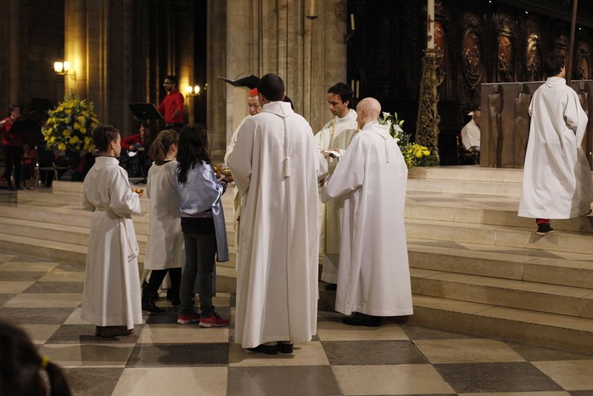 Messe solennisée, célébrée par le Cardinal André Vingt-Trois. © D.R.