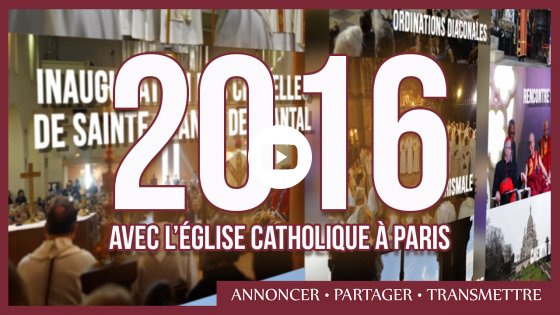 2016 avec l'Église catholique à Paris