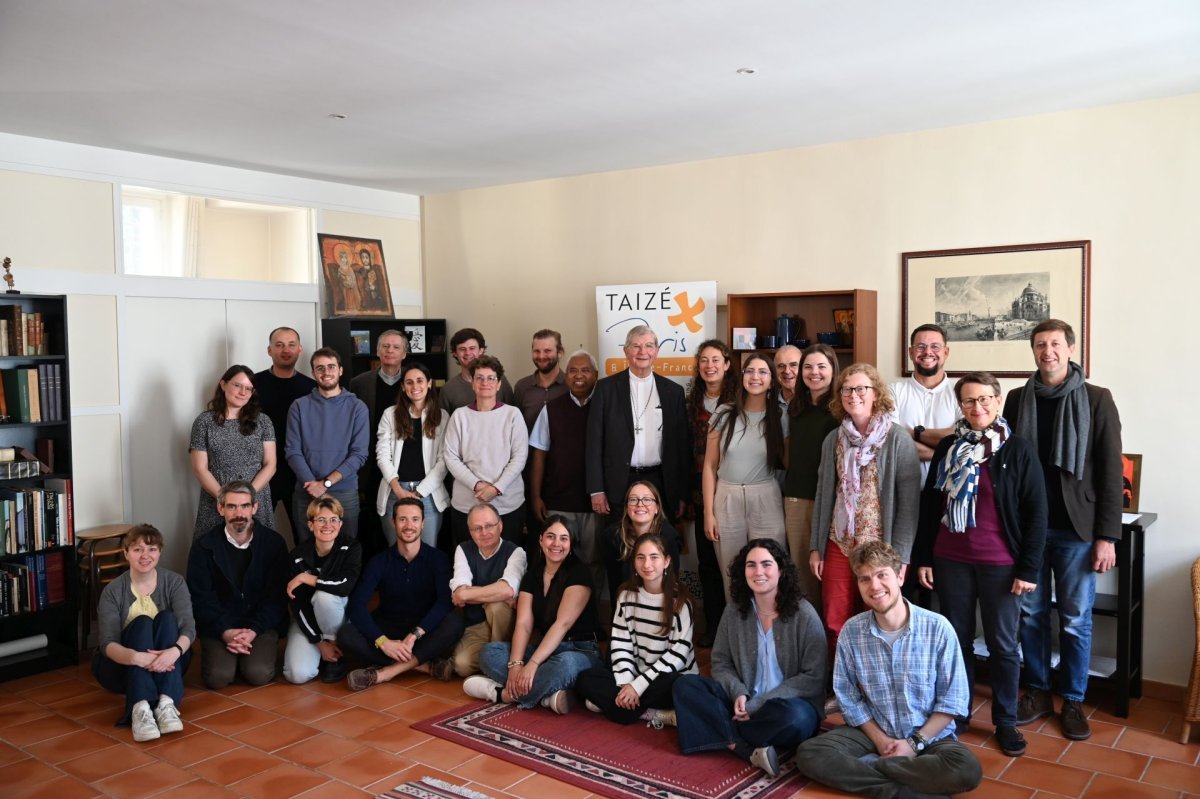 Rencontre avec l'équipe de préparation de la Rencontre européenne de (…). © Marie-Christine Bertin / Diocèse de Paris.