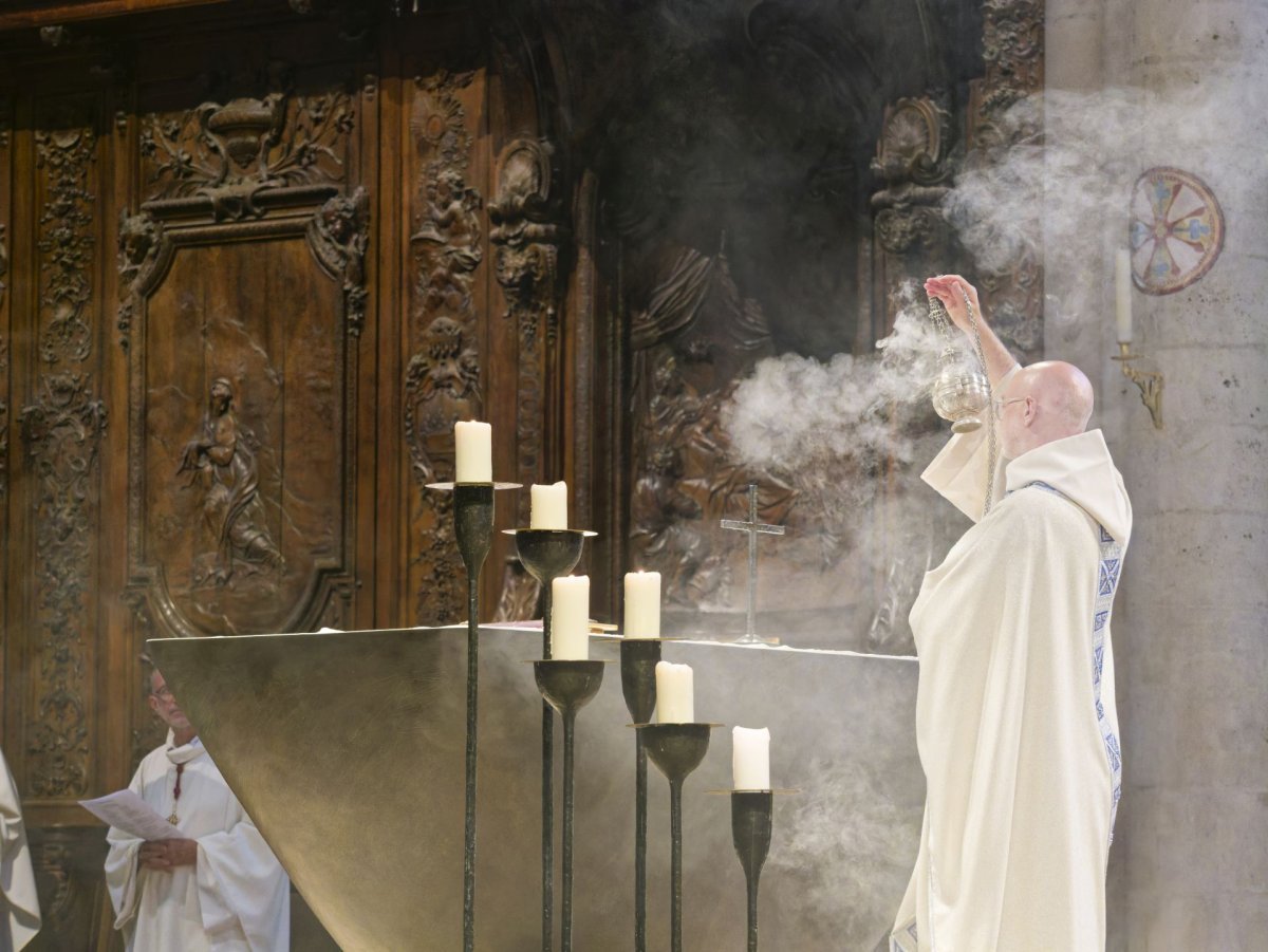 Messe anticipée de l'Assomption 2026 à Notre-Dame de Paris. © Yannick Boschat / Diocèse de Paris.