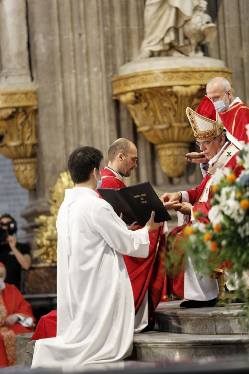 Ordinations sacerdotales 2021 à Saint-Sulpice. © Yannick Boschat / Diocèse de Paris.