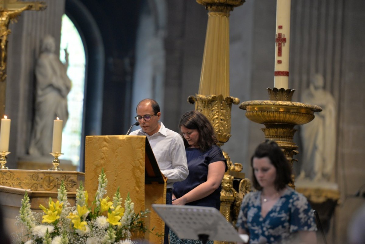 Rassemblement de réception des contributions synodales. © Marie-Christine Bertin / Diocèse de Paris.