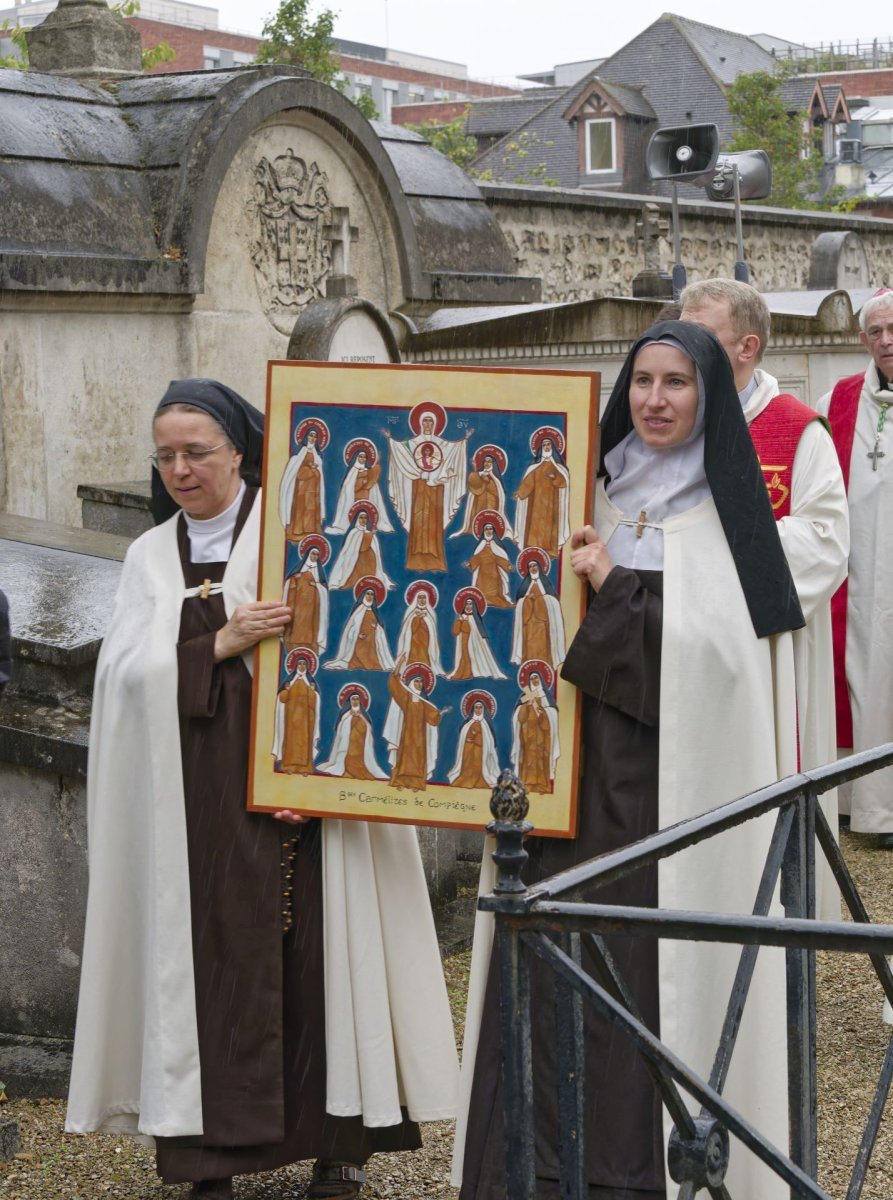 Canonisation des 16 Carmélites de Compiègne : Messe et prière à Picpus. © Yannick Boschat / Diocèse de Paris.