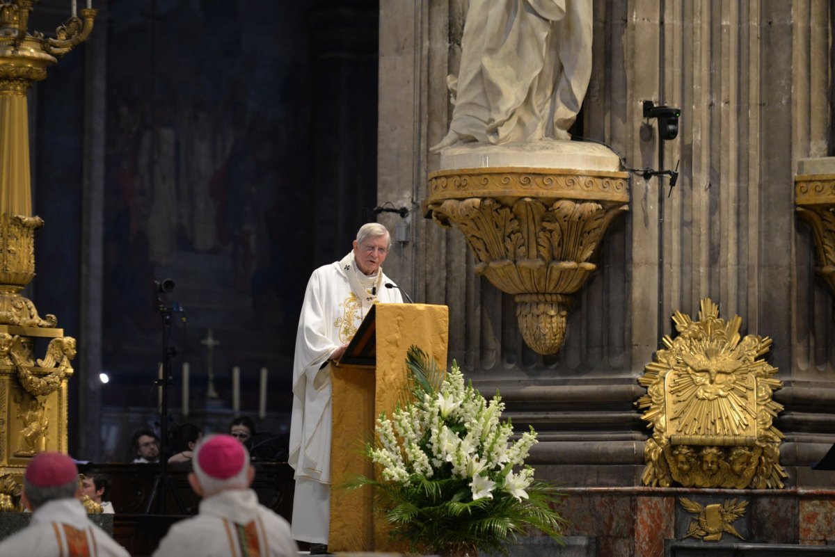 Messe chrismale 2023 à Saint-Sulpice. © Marie-Christine Bertin / Diocèse de Paris.