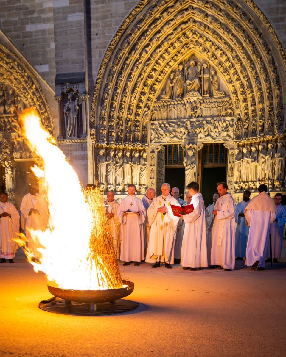 Vigile pascale 2026 à Notre-Dame de Paris (4e). © Liam Hoarau / Diocèse de Paris.