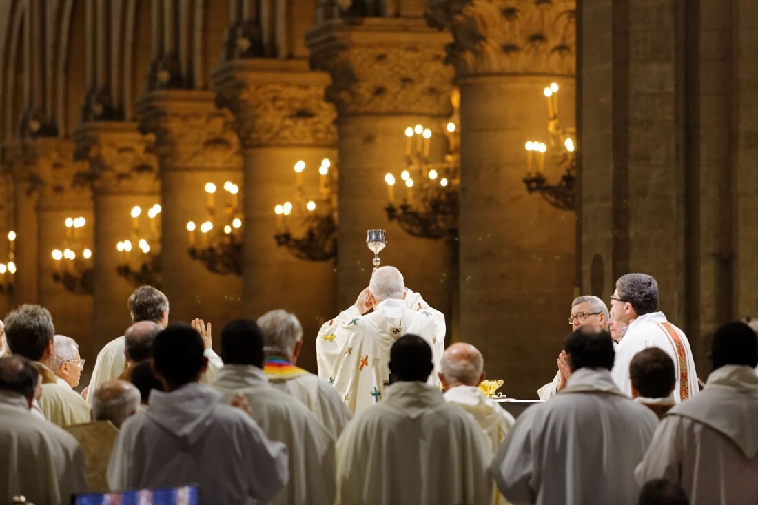 Liturgie eucharistique. © Yannick Boschat / Diocèse de Paris.