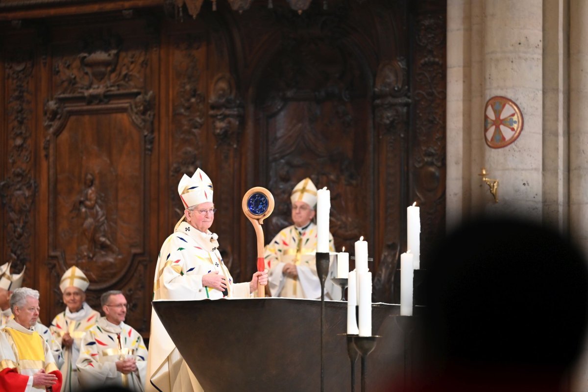 Messe de consécration de l'autel de Notre-Dame de Paris. © Marie-Christine Bertin / Diocèse de Paris.