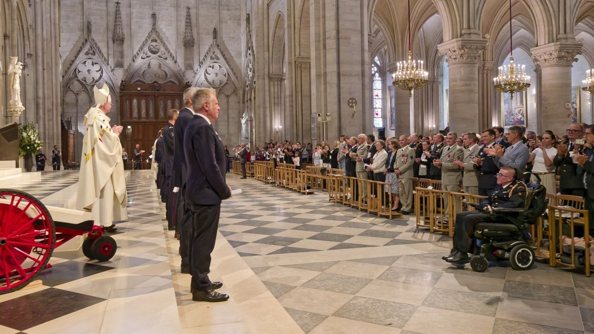 Messe pour les Sapeurs-Pompiers. © Yannick Boschat / Diocèse de Paris.