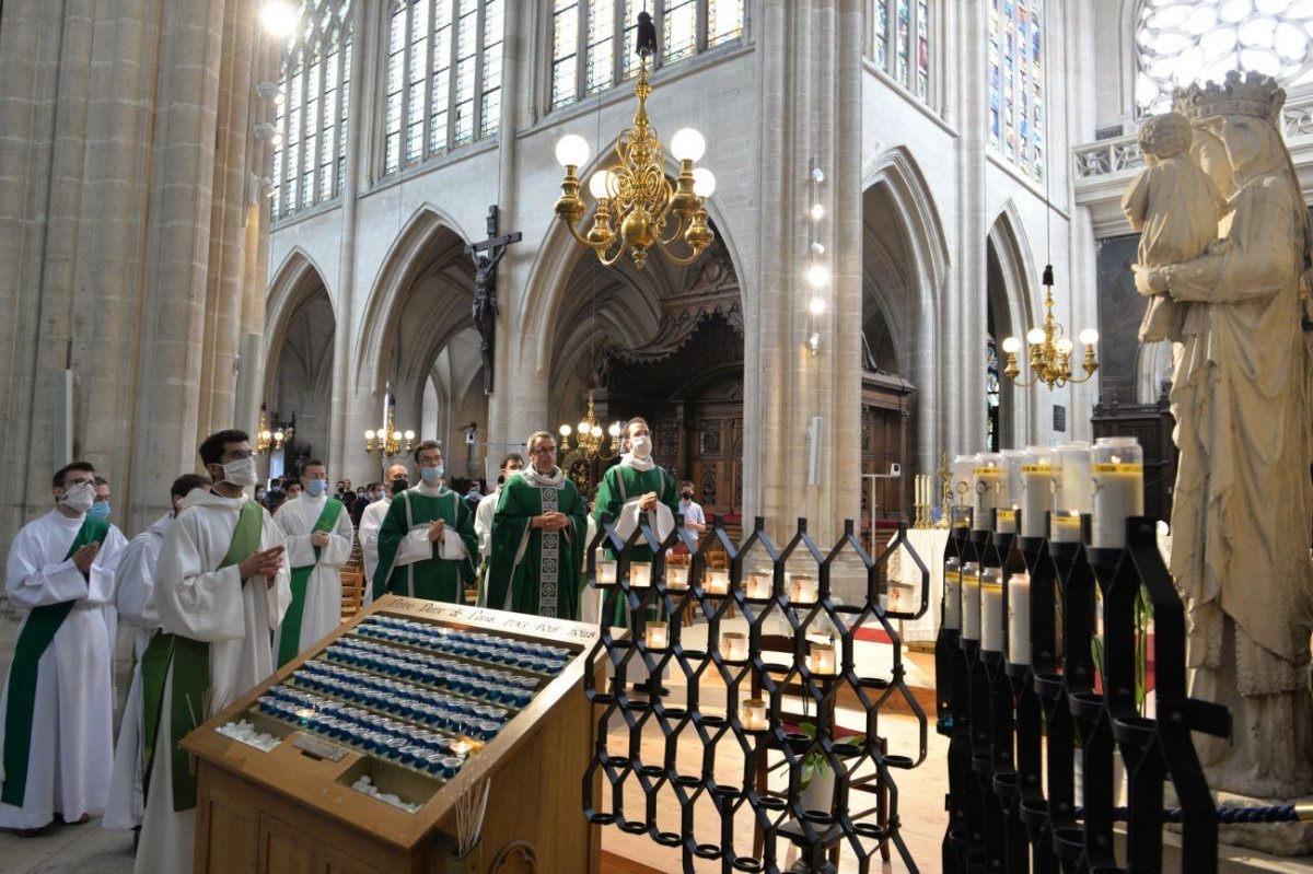 Messe pour les vocations 2021. © Marie-Christine Bertin / Diocèse de Paris.