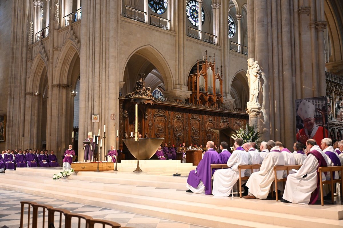 Obsèques du Cardinal André Vingt-Trois. © Marie-Christine Bertin / Diocèse de Paris.