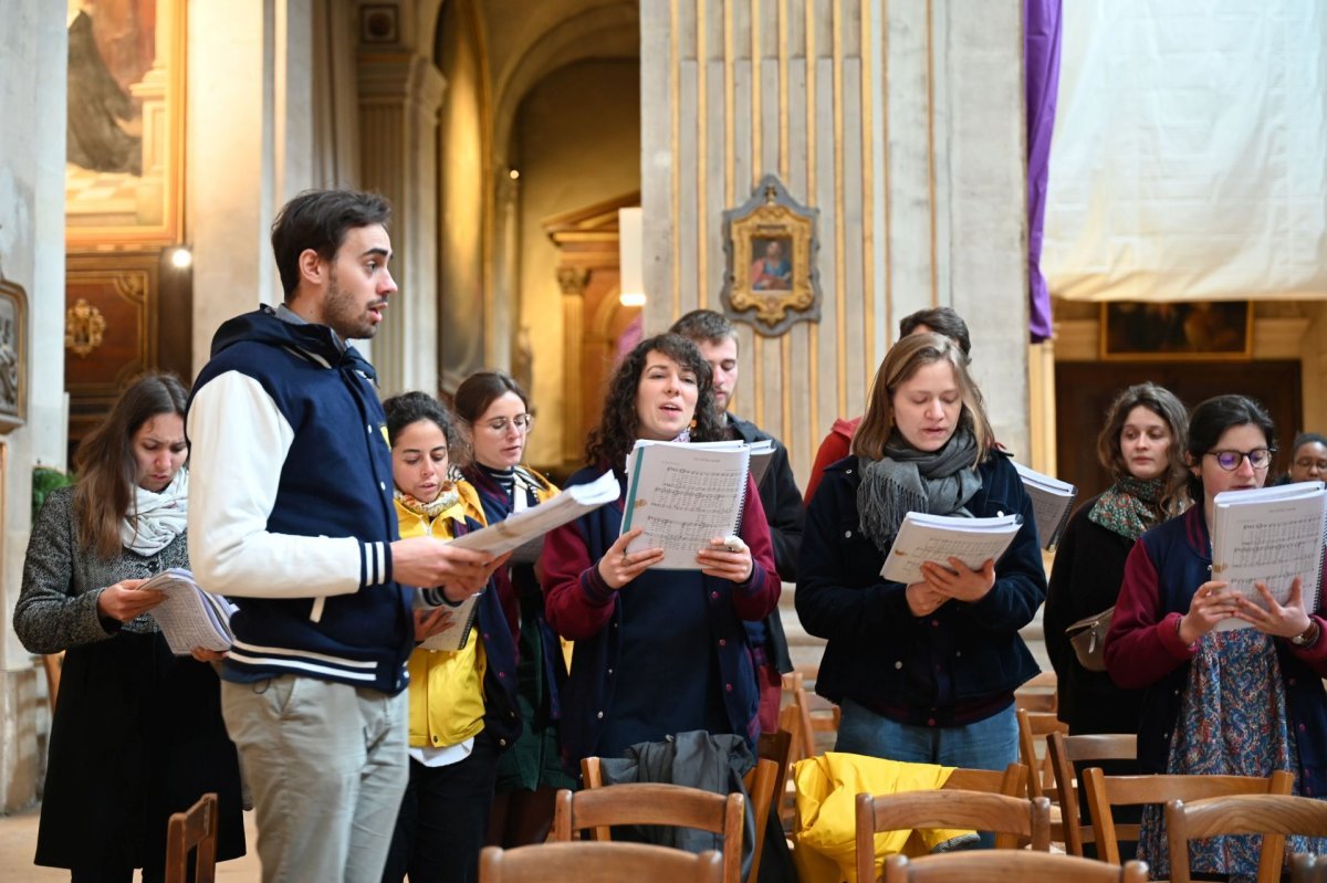 Mission des Rameaux avec le Séminaire de Paris. © Marie-Christine Bertin / Diocèse de Paris.