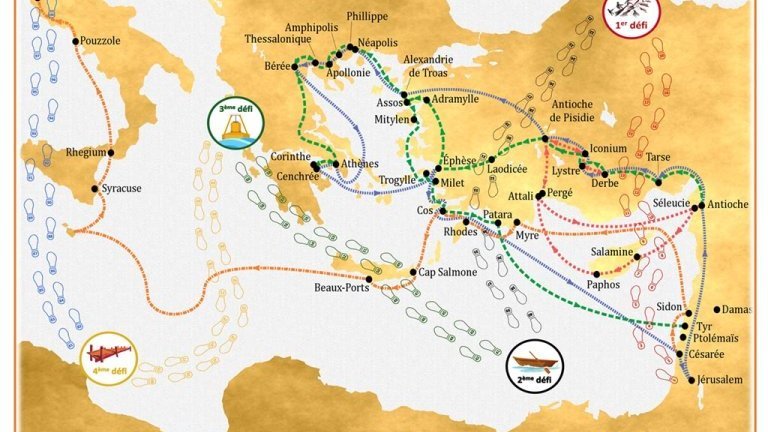 Les voyages de saint Paul