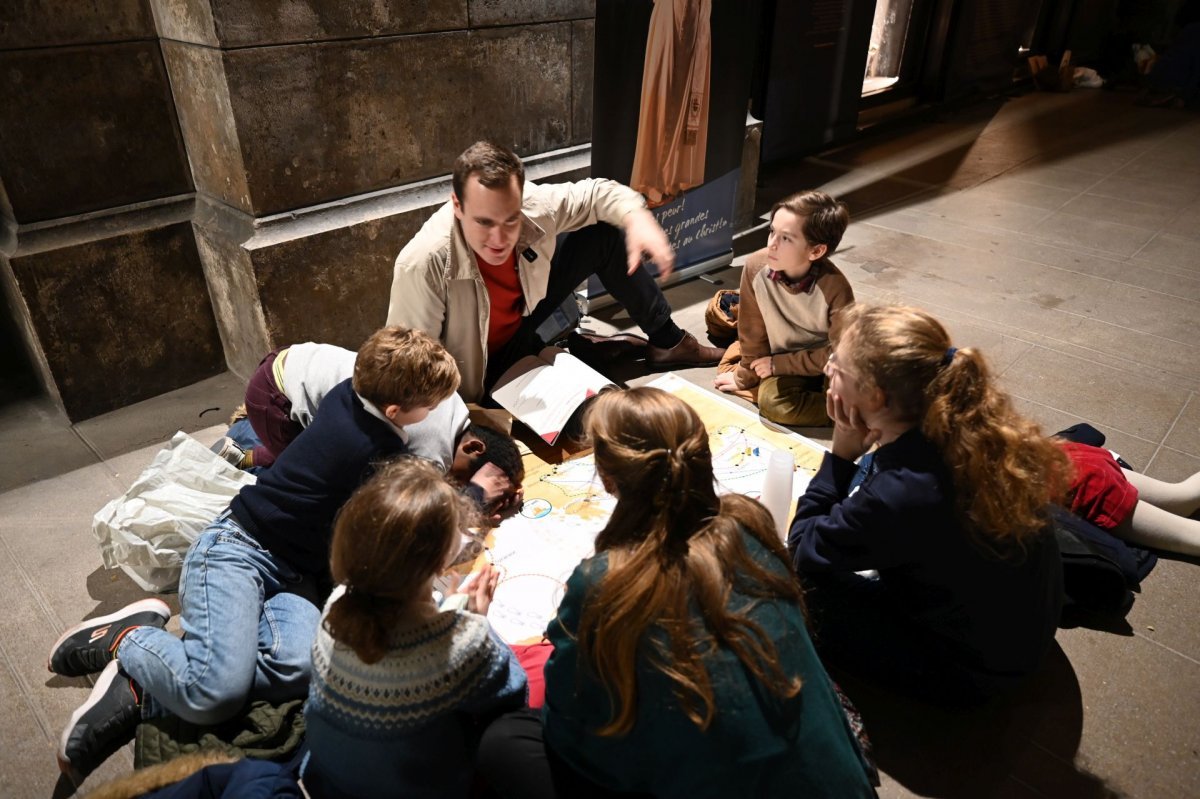 Rassemblement des jeunes au service de la liturgie 2023. © Marie-Christine Bertin / Diocèse de Paris.