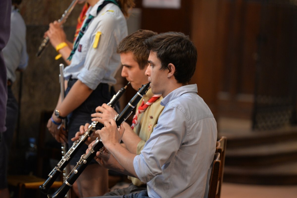 Messe pour les jeunes et les vocations. © Marie-Christine Bertin / Diocèse de Paris.