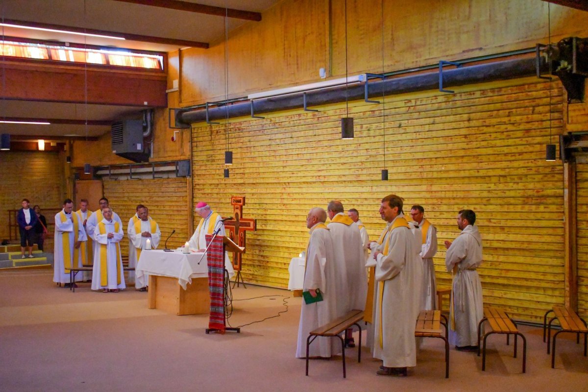 Lundi 4 août - Messe à Taizé. © Clémence Vecten – Diocèse de Paris.