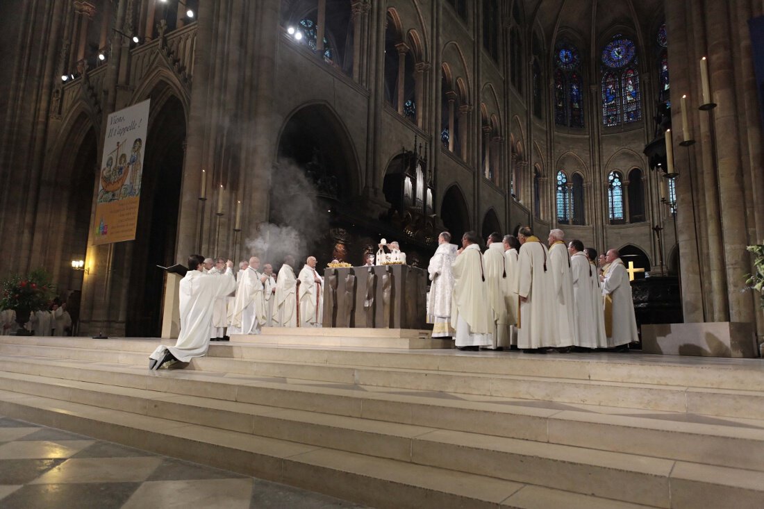 Liturgie eucharistique. © Yannick Boschat / Diocèse de Paris.