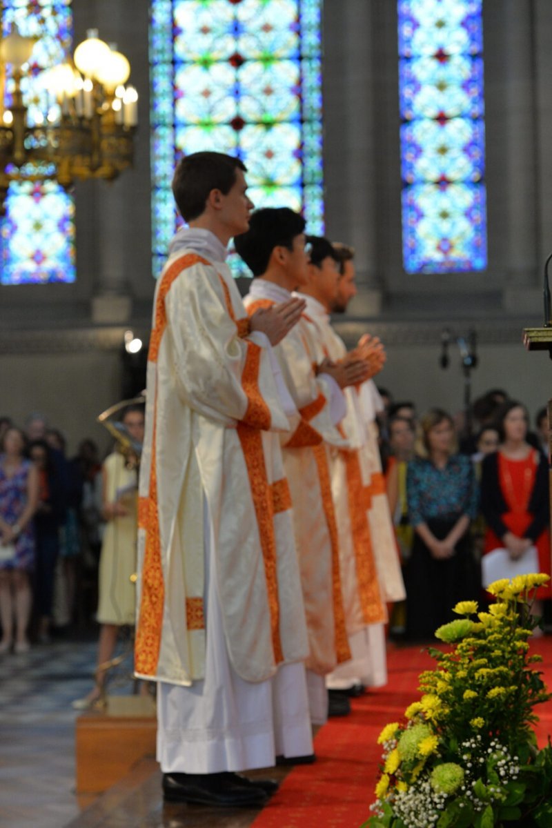 Ordinations diaconales en vue du sacerdoce 2018. © Marie-Christine Bertin / Diocèse de Paris.